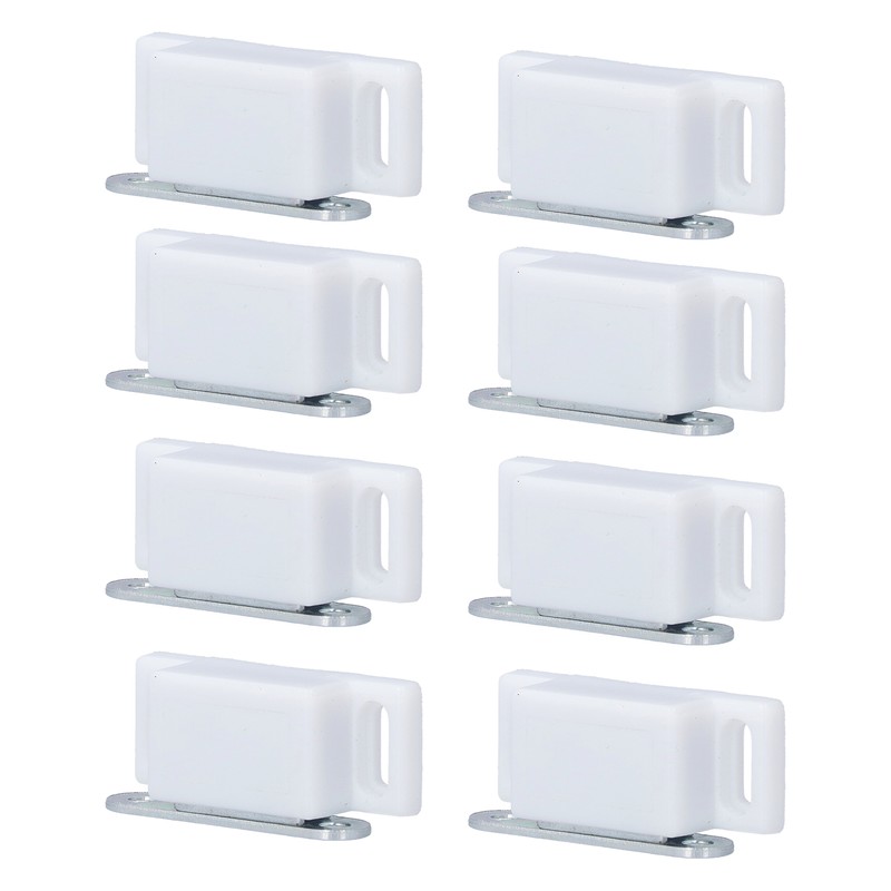 8 Set Stainless Steel Magnetic Door Catch Cupboard Closet Cabinet