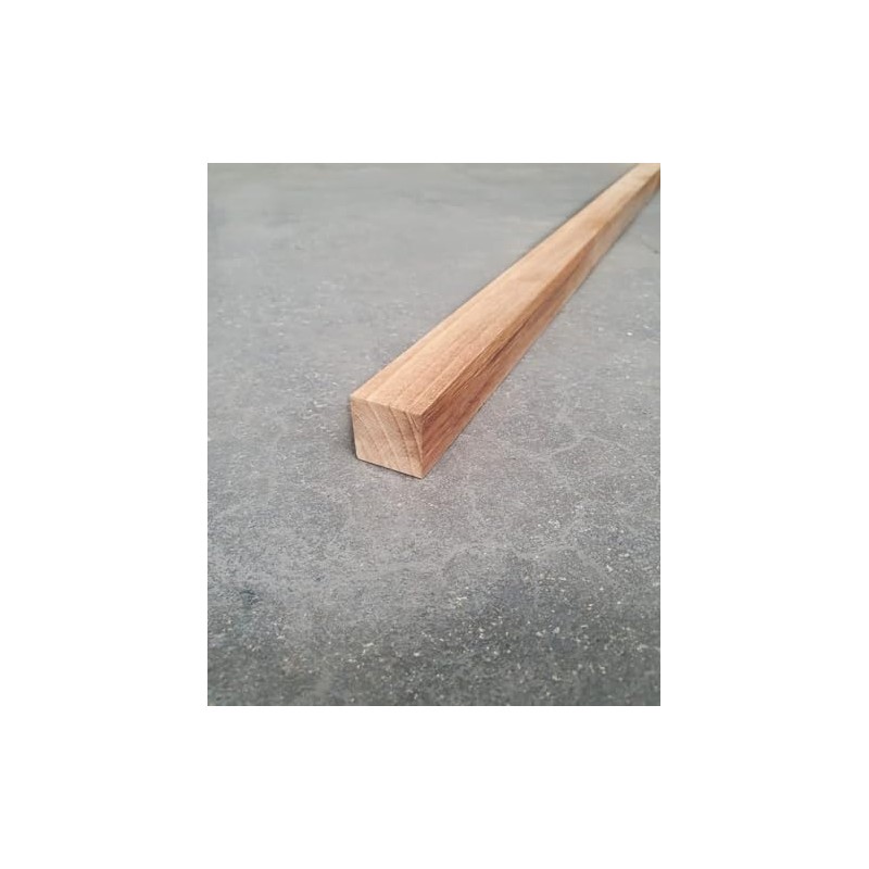 BioMaderas Teak Wood Stick Wedge-jointed FSC 100% 40 mm Width,