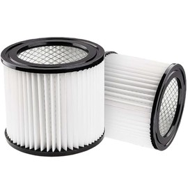 2 Pack 90398 Replacement Filter for Shop-Vac 90398 903-98, 9039800, 903-98-00 Hangup Wet Dry Vacuum Small Cartridge Filter Type AA, Fits Most for Shop Vac 4 Gallon and Less