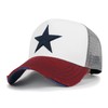 ililily Premium Star Embroidery Cotton Trucker Hat Distressed Baseball Cap