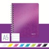 Leitz WOW College Pad in A4 Format, Purple A5