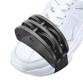 2 pcs Foot Tambourines, lyfLux Thickening Foot Shaker, Thickened Design for Adults, Collocation Drums, Guitars, Metal Bells for Concerts, Parties, Welcome Ceremonies (black)