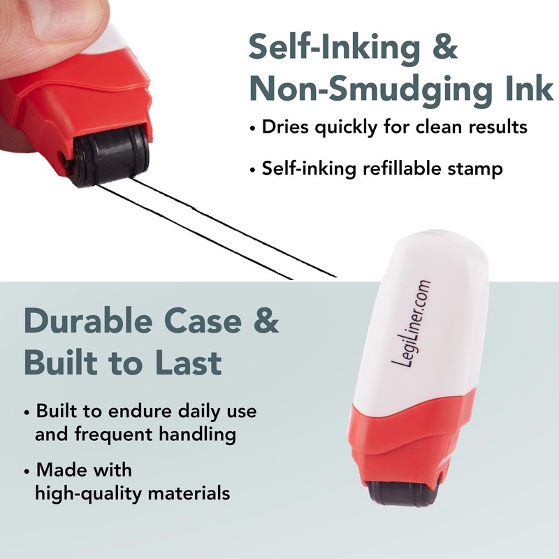 LEGILINER Tool Double line (.37) Wide Rule 3/8", Primary handwriting