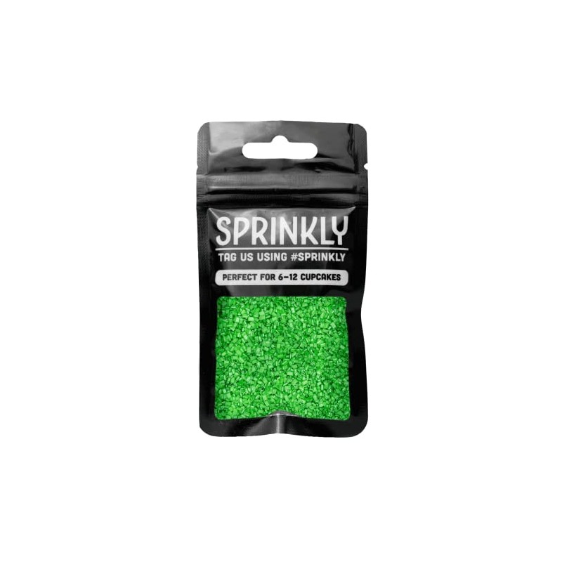SPRINKLY - Sparkling Sugar - Green - 30g