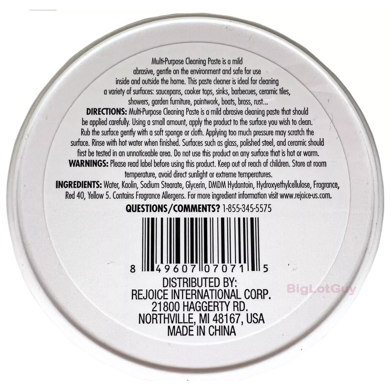 Homebright Cleaning Paste 1 Multi-Purpose Cleaning Paste Home Kitchen Bathroom