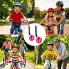 GWMWON Llantitas Bicicleta Llantas Entrenadoras,Ruedas de Entrenamiento LED