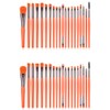 Pinselset makeup set 40 Stück Qualitätsborsten Schminkpinsel mit Concealer Lidschattenpinsel