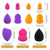 Makeup Sponge Blender Set, 11pcs Beauty Blender Foundation Blending, Flawless
