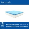 FoamRush 21" x 22" Cool Gel Memory Foam Upholstery Seat