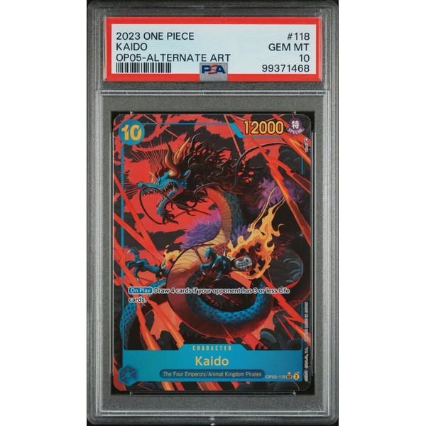 Kaido OP05-118 Alternate Art PSA 10 2024 One Piece English