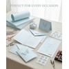 Syntego A4 Baby Blue Majestic Pearlescent Shimmer Paper Double Sided