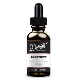 Detroit Grooming Beard Oil | Hydrating & Nourishing Formula with Vitamin E • Corktown Scent (1 oz)