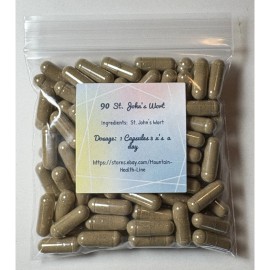 Handmade Premium 90 St. John's Wort Capsules 500mg Support Your Mental Well-Being vn