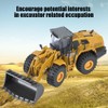 1:50 Alloy Wheel Loader Model Engineering Construction High Simulation Car