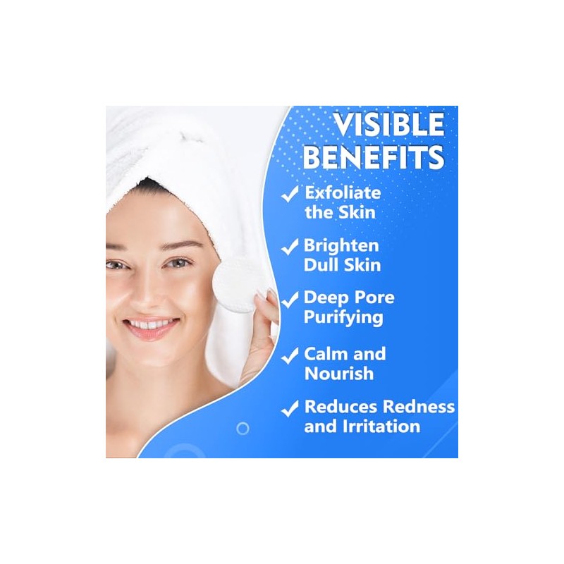Glycolic Acid Exfoliating Pads with Salicylic Acid - 60 Count