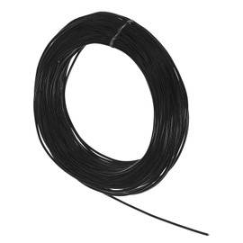 sourcing map 10 Gauge 2.5mm Aluminum Wire, 100 Feet Bendable Metal Craft Armature Wire for Jewelry Making DIY Beading Floral Wreath Wrapping Sculpting, Black