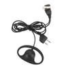 2 Way Radio Earpiece 2 Pin Plug D Shape Security