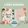 Dividers with Tabs for Recipe Binder, 12 Dividers for 3