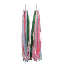 SYSUII One Pair of Children's Bicycle Handlebar Streamers, Children's Bicycle Streamers Handlebar Colourful Bands Streamers Bicycle Grips Tassels Bands for Decoration Bicycle Streamer Ribbon for