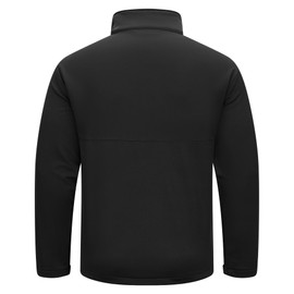 Outdoor Ventures Men's Softshell Jacket Waterproof Fleece Lined Rain Shell Jacket Lightweight Windbreaker for Hiking Travel