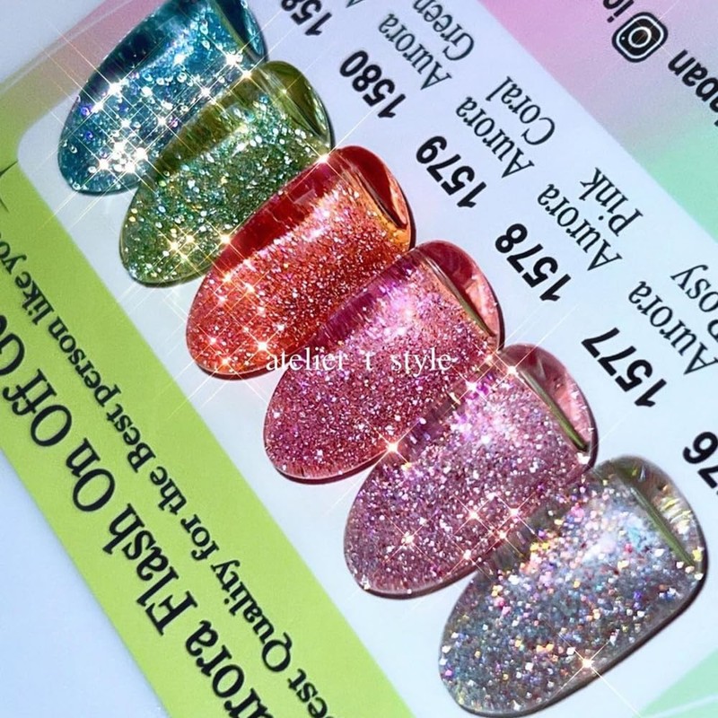 ICE GEL ABLACK Aurora Flash On Off Gel 1579 3g