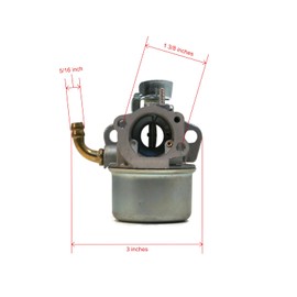 The ROP Shop Carburetor Carb for Briggs & Stratton Models 120202, 120212, 120232, 120252