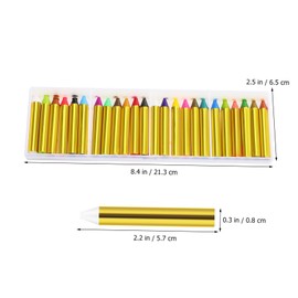 Totority Face Paint Crayons Oil-based Sticks for Easy Cosplay Makeup Festivals Vibrant Colors for Detailed Application and Quick Cleanup