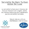 aztex Luxury Hair Turban Towel, Head Wrap Towel, Hair Drying