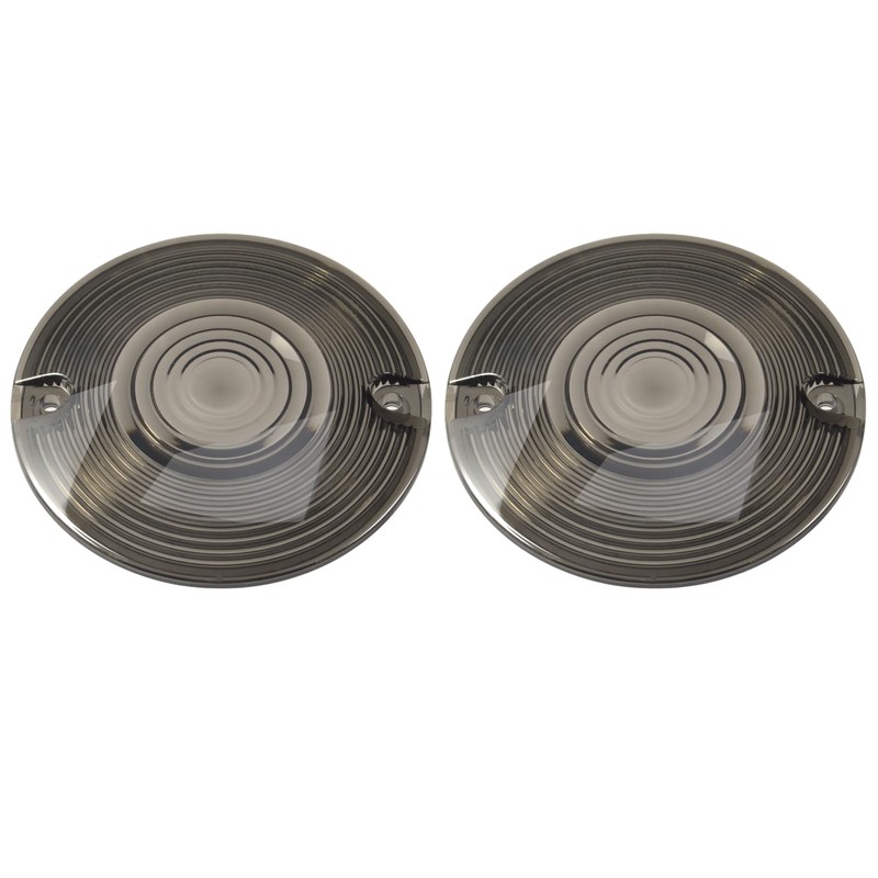 Benlari 3 1/4inch Smoke Turn Signal Light Lens Cover Anti-scratch