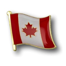 OSdream Many Country District National Flag International Travel Small Pins Enamel Made Metal Souvenir for Hat Clothes Backpack (Canada)