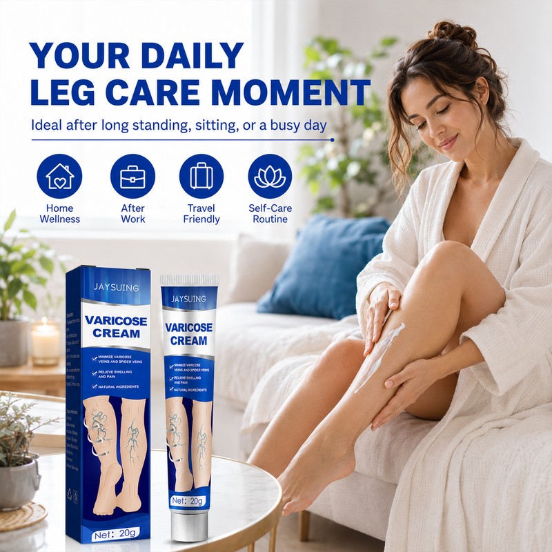 Leg Massage Cream for Daily Care – Lightweight Moisturizer for