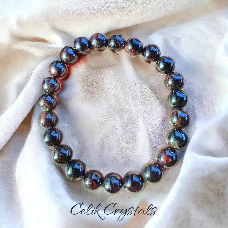 Unbranded Red Garnet Bracelet 8mm Natural Stones Healing Bracelet