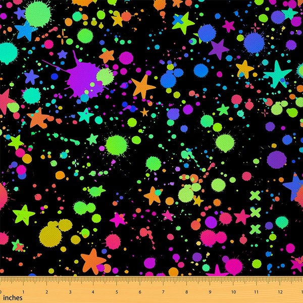 Tie Dye Waterproof Outdoor Fabric Boho Hippie Fabric by The