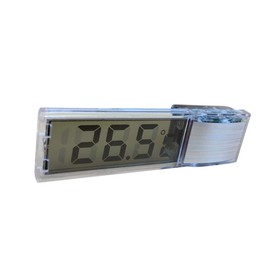 Zerodeko LED Fish Tank Thermometer Stylish Sucker Type Measuring Tool for Aquariums Design Accurate Temperature Readings for Fish Tank Compact Convenient
