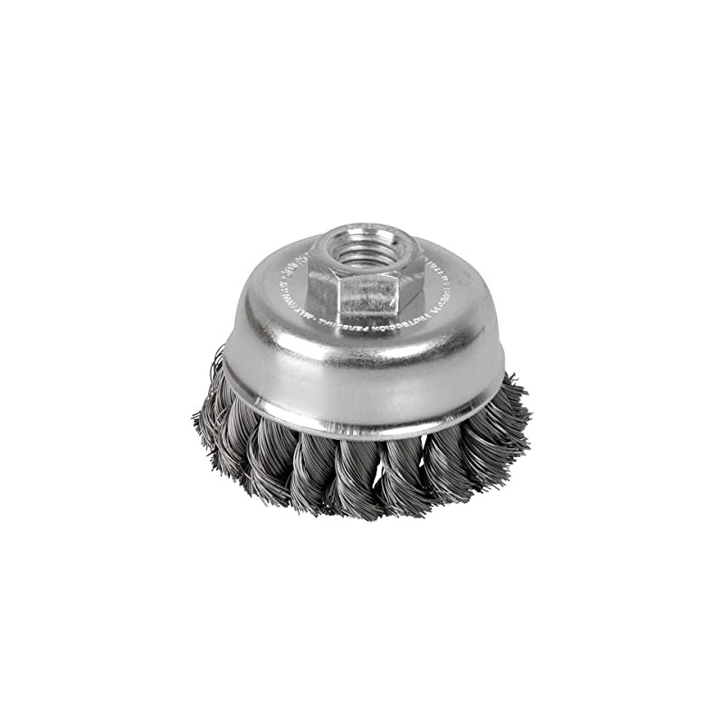 Surtek C513 Carda copa trenzada alambre delgado 3" x 0.35