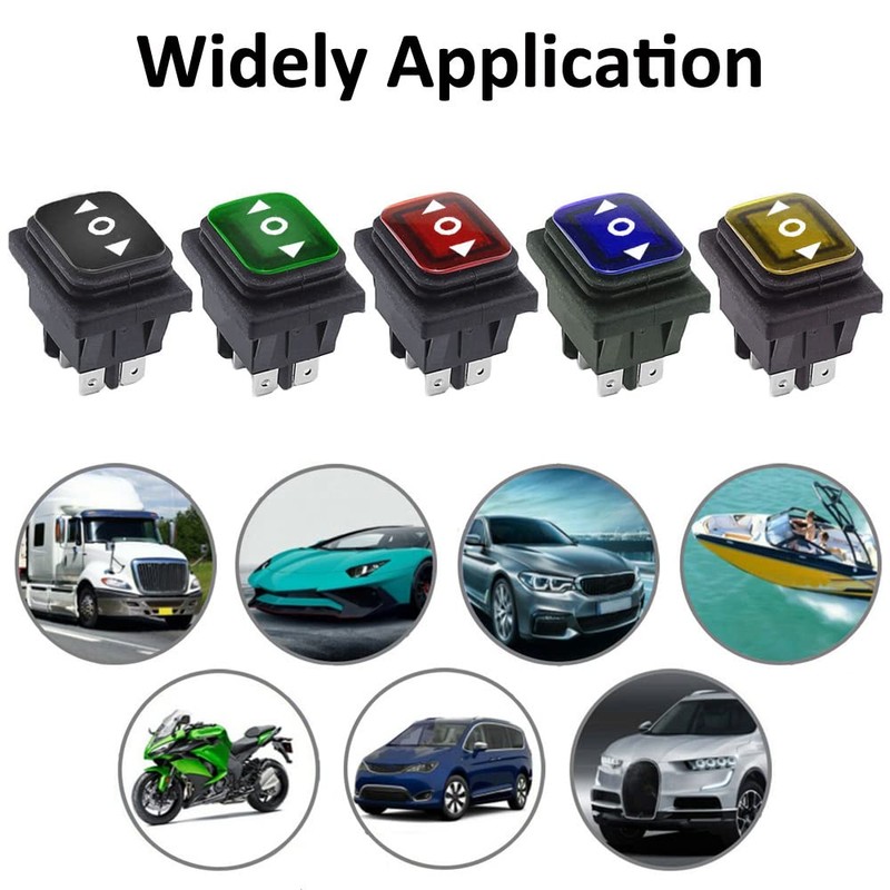 ETOPARS Pack of 3 12 V 20 A Rocker Switch
