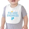 Fabulous Organic Cotton Baby Bib Future Engineer Engineer Work Science,