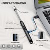 VEHHE Electric Lighter with 360° Flexible Neck, Flameless Windproof Long