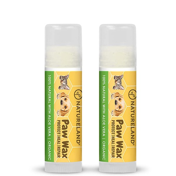 [8 OZ/0.18 OZ/0.36 OZ] Natureland Organic Paw Wax for Dogs