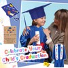 Wesiti Kindergarten Graduation Cap Gown Stole Set with Tassel Bracelet