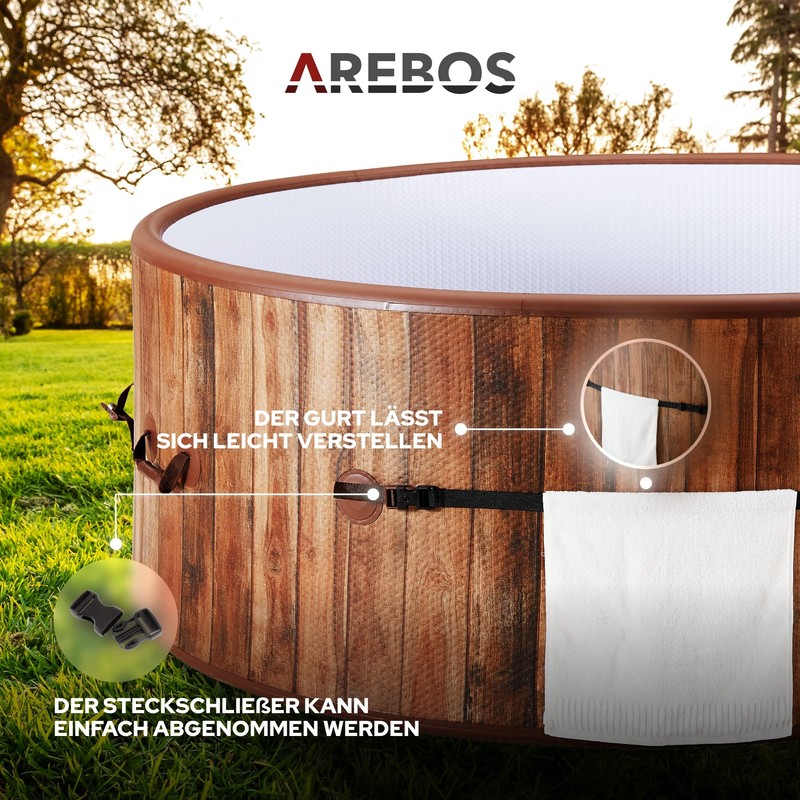 Arebos Towel Rail | Towel Rack | Bath Towel Holder