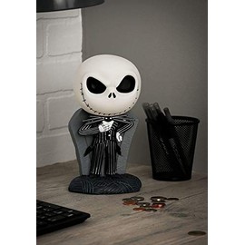 Nightmare Before Christmas Jack Skellington Cute PVC Figural Bank, Multi Color, Standard