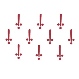 Comet Busters Red Traditional Bindis Face Jewels Indian Bindi for Women