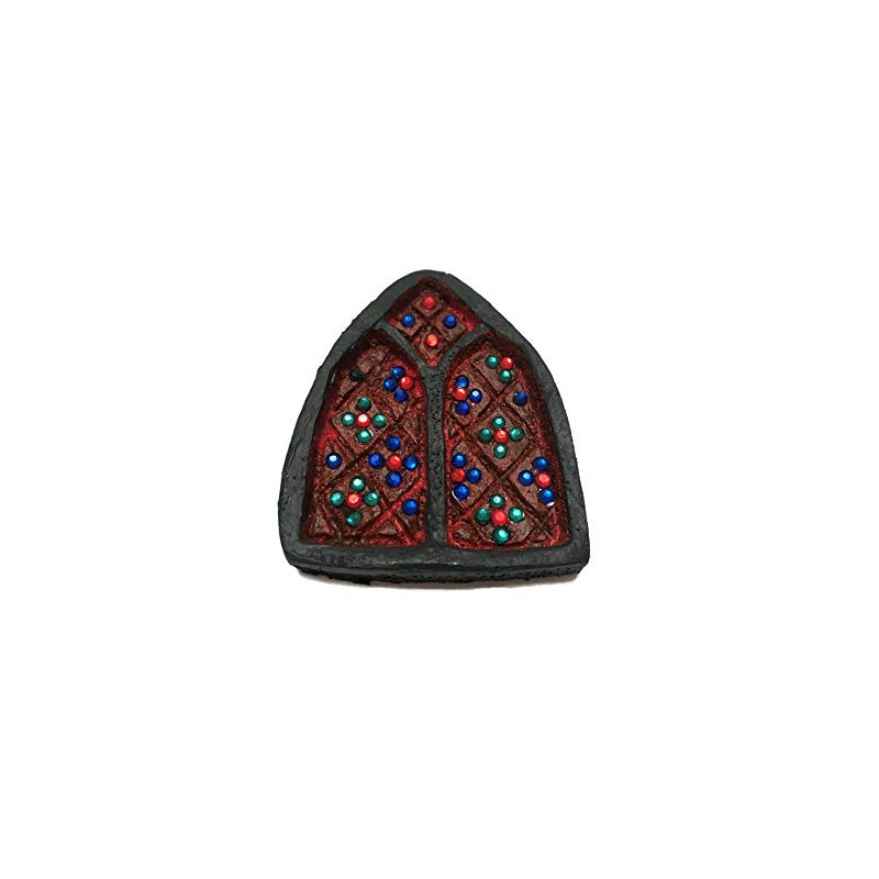 Arched Stained Glass Effect Hobbit Or Fairy Window