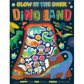 Glow in the Dark Dino Land Activity Book