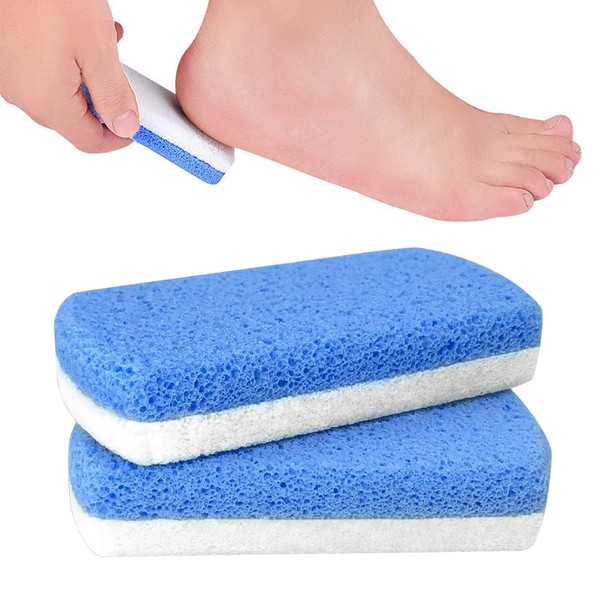 Glass Pumice Stone for Feet – Callus Remover for Soft,