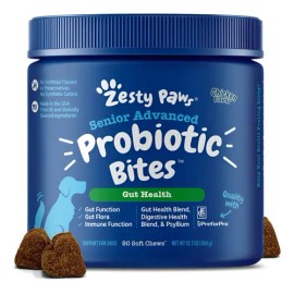 Snack Masticables Probiotico Zesty Paws Para Perros