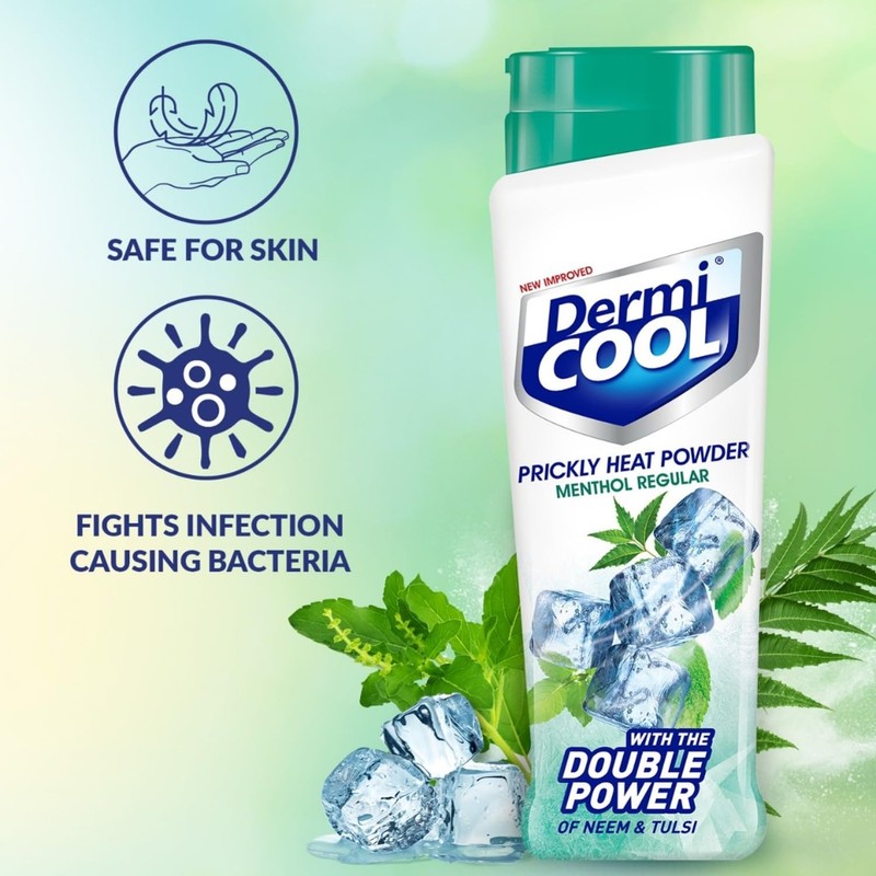 Dermicool Menthol Regular Prickly Heat Powder 400g
