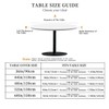 Outdoor Round Tablecloth with Elastic Band, Diameter 44 inches (110