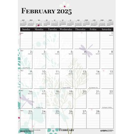 House of Doolittle 2025 Monthly Wall Calendar, Wildflower, 12 x 16.5 Inches, January - December (HOD3462-25)
